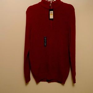 izod medium red sweater
